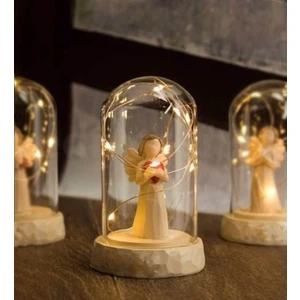 Hediye Deposu Işıklı Şans Getiren Dilek Meleği Arkadaşa Hediye Fanus