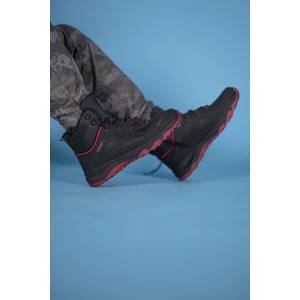 Siyah Kırmızı Unisex 3D Rubber Trekking Bot 00128020