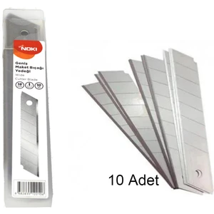 Maket Bıçağı Yedeği Geniş 18 mm 10 Lu Tüp (BR-736)