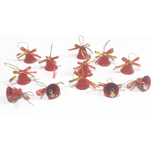 Funworld Yılbaşı Yeni Yıl Süsü Çam Ağacı Süs Metal Çan 12'li