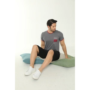 Birşen Tekstil Erkek Şortlu Pijama Takımı