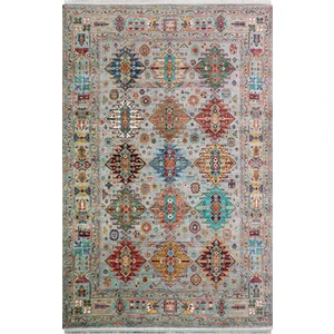 Eko Halı Antique 06 Su Mavisi Yıkanabilir Kaymaz Desenli Halı