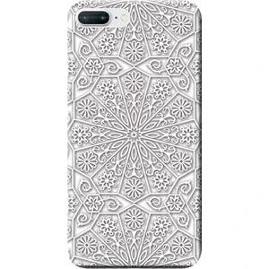 Hesaplı Dünya iPhone 8 Plus Kılıf Gri Ton Vektörel Tasarım Baskılı Esnek Tpu SILIKON4679