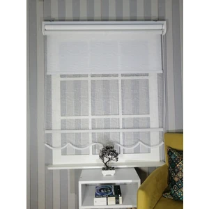 Serin Home Collection Yeni Sezon Çiftli Mekanizma Stor Tül ve Güneşlik