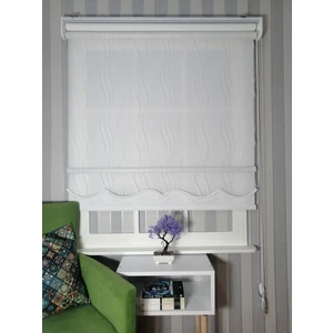 Serin Home Collection Yeni Sezon Çiftli Mekanizma Stor Tül ve Güneşlik