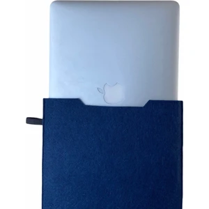 Handmade MacBook Pro Kılıf Çanta 13'' Için Lacivert