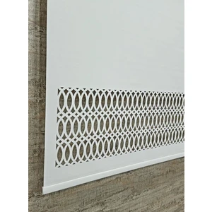 Stor Perde Desenli Lazer Kesim Kalın Kumaşlı Beyaz ML102