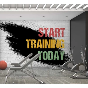 Özel Duvarlar Spor - Fitness Salonu Özel Tasarım Duvar Kağıdı