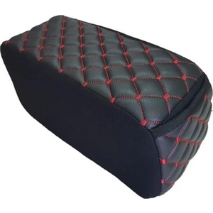 Renault Kangoo 2 2008-2014 Kolçak Kol Dayama Siyah Deri Kırmızı Desen