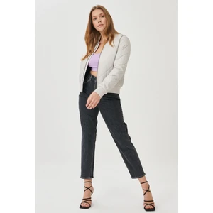 Stella Tapered Regular Fit Normal Kesim Yüksek Bel Mavi Esnek Jean Kot Pantolon