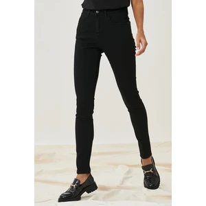 Skinny Fit Dar Kesim Yüksek Bel Esnek Jean Kot Pantolon