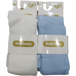 Fındık Bebe Yenidoğan Külotlu Bebe Çorabı 2li Set