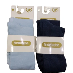 Fındık Bebe Yenidoğan Külotlu Bebe Çorabı 2li Set