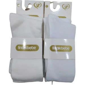 Fındık Bebe Yenidoğan Külotlu Bebe Çorabı 2li Set