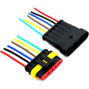 Kablolu 6-Pin Su Geçirmez Konnektör Takımı