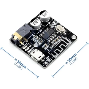 VHM-314 Micro Usb Bluetooth Kablosuz Ses Mp3 Modül Amfi Müzik Çalma Kartı DC 5V Lityum Pil
