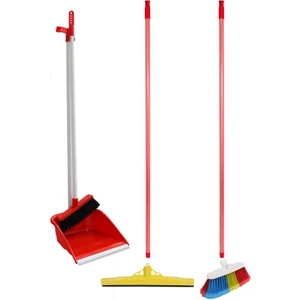 Temizlik Seti - Saplı Faraş, Yer Fırçası, 40 cm Çekpas, 2 Adet Metal Sap AP-120 Emn