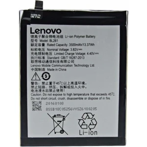 Lenovo K5 Note (BL-261) Uyumlu Batarya Pil 3500MAH