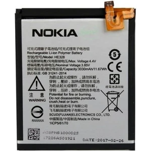 Nokia 8 (HE-328) Uyumlu Batarya Pil 3030 Mah
