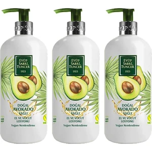 Eyüp Sabri Tuncer Avokado Yağlı El ve Vücut Losyonu 500 ml x 3 Adet