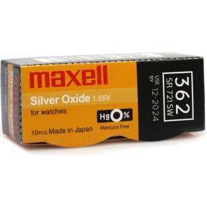 362 SR721SW Alkalin Hafıza Saat Pili 10 Adet