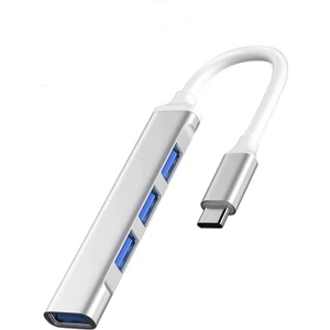 Notebook ve Telefonlar Için Type-C 4 Port USB 3.0 Çoklayıcı