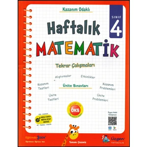 Üçgen Yayıncılık 4. Sınıf Haftalık Matematik Tekrar Çalışmaları