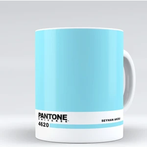 Kişiye Özel Isimli Pantone 4620 Beyaz Kupa Bardak