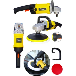 Lieber German Profesyonel 4100 W 180 mm 6 Kademe Devir Ayarlı Profesyonel Zımpara Pasta Cila ve Polisaj Makinesi