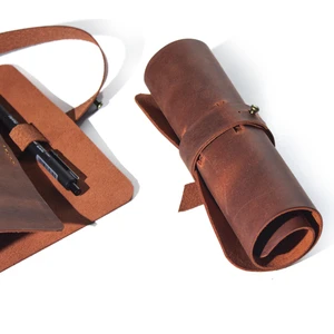 Hi Leather Rea Rulo Deri Kalemlik Rose isim Yazılabilir