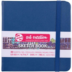 Art Creation Sketchbook Sert Kapak Eskiz Defteri 80 Yaprak 140 gr 12 x 12 cm Navy Blue