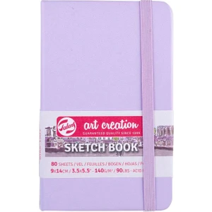 Art Creation Sketchbook Sert Kapak Eskiz Defteri 80 Yaprak 140 gr 9 x 14 cm Pastel Violet