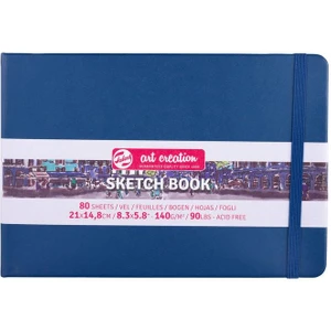 Art Creation Sketchbook Sert Kapak Eskiz Defteri 80 Yaprak 140 gr 21 x 14,8 cm Navy Blue