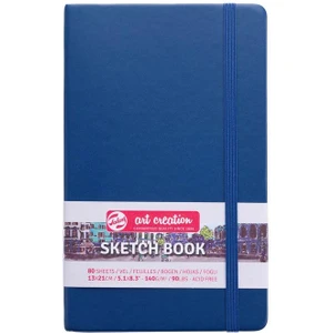 Art Creation Sketchbook Sert Kapak Eskiz Defteri 80 Yaprak 140 gr 13 x 21 cm Navy Blue