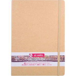 Art Creation Sketchbook Sert Kapak Eskiz Defteri 80 Yaprak 140 gr 21 x 29,7 cm Kraft