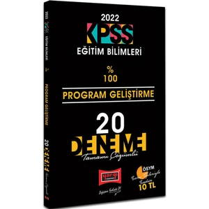 Yargı Yayınevi KPSS 2022 Eğitim Bilimleri Program Geliştirme Tamamı Çözümlü 20 Deneme