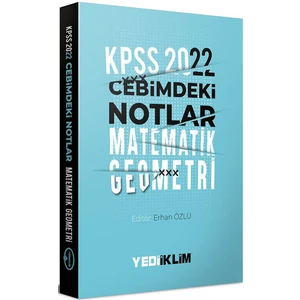 Yediiklim Yayınları KPSS 2022 Cebimdeki Notlar Matematik-Geometri Kitapçığı