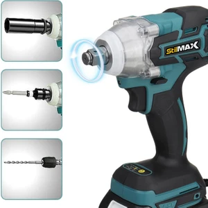 Germany 36V 5AH Kömürsüz Bakır Sargı Çift Akülü Şarjlı Metal Somun Sökme Bijon Matkap Seti