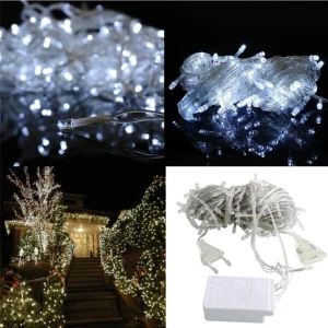 Masho Trend Eklemeli Beyaz 10 Metre Dekor LED - 100 Ledli 10 Metre Dekor LED - Yılbaşı Çam Ağacı Ledi - LED Işık