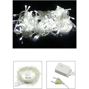 Masho Trend Beyaz 10 Metre Dekor LED - 100 Ledli 10 Metre Dekor LED - Yılbaşı Çam Ağacı Ledi - LED Işık