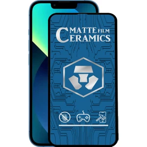 Caseworld Apple iPhone 13 Tam Kaplayan Mat Seramik Nano Esnek Ekran Koruyucu Cam