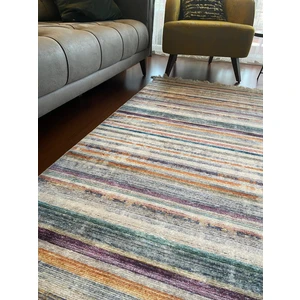 BLC Moda Kaymaz Taban Dekoratif Baskılı Halı Kilim Kırçıl Canlı Renkler