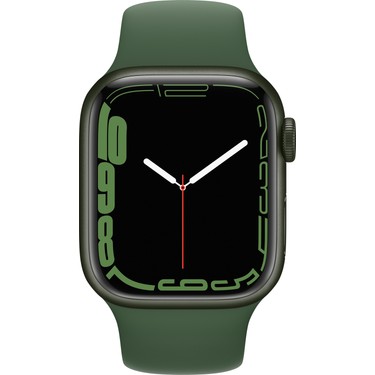 Apple Watch Seri 7 Gps, 41MM Yeşil Alüminyum Kasa ve Yeşil Spor