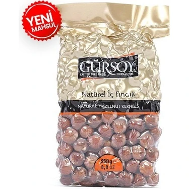 Gürsoy Natürel İç Fındık 250g Vakum