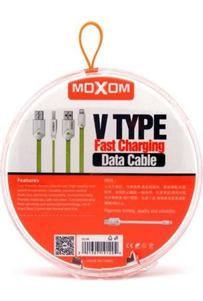Moxom Lightning 2.4 Amper 1mt Şarj Data Kablosu