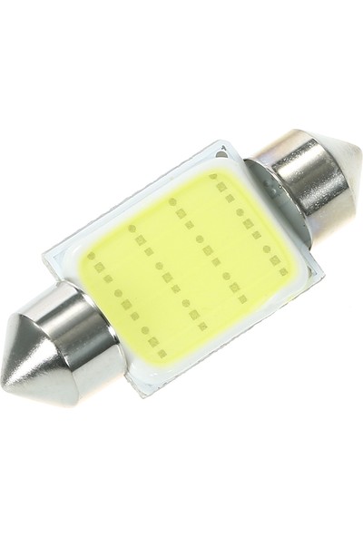 Auvc 10 Adet Festoon 36MM C5W Cob LED Beyaz Iç Smd Ampul (Yurt Dışından)