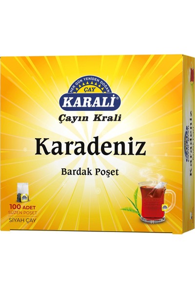 Karali Karadeniz Bardak Poşet Çay 100'lü
