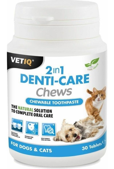 Vetiq Kedi Köpek Çiğnenebilir Diş Macunu 30 Tablet