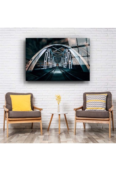 Aras Glass Art Tren Yolu Cam Tablo