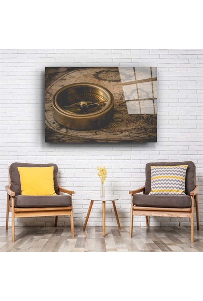 Aras Glass Art Pusula Cam Tablo